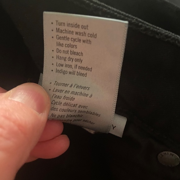 Paige Verdugo Ultra Skinny Black Jeans Denim Jeggings Size 28 - Picture 7 of 10